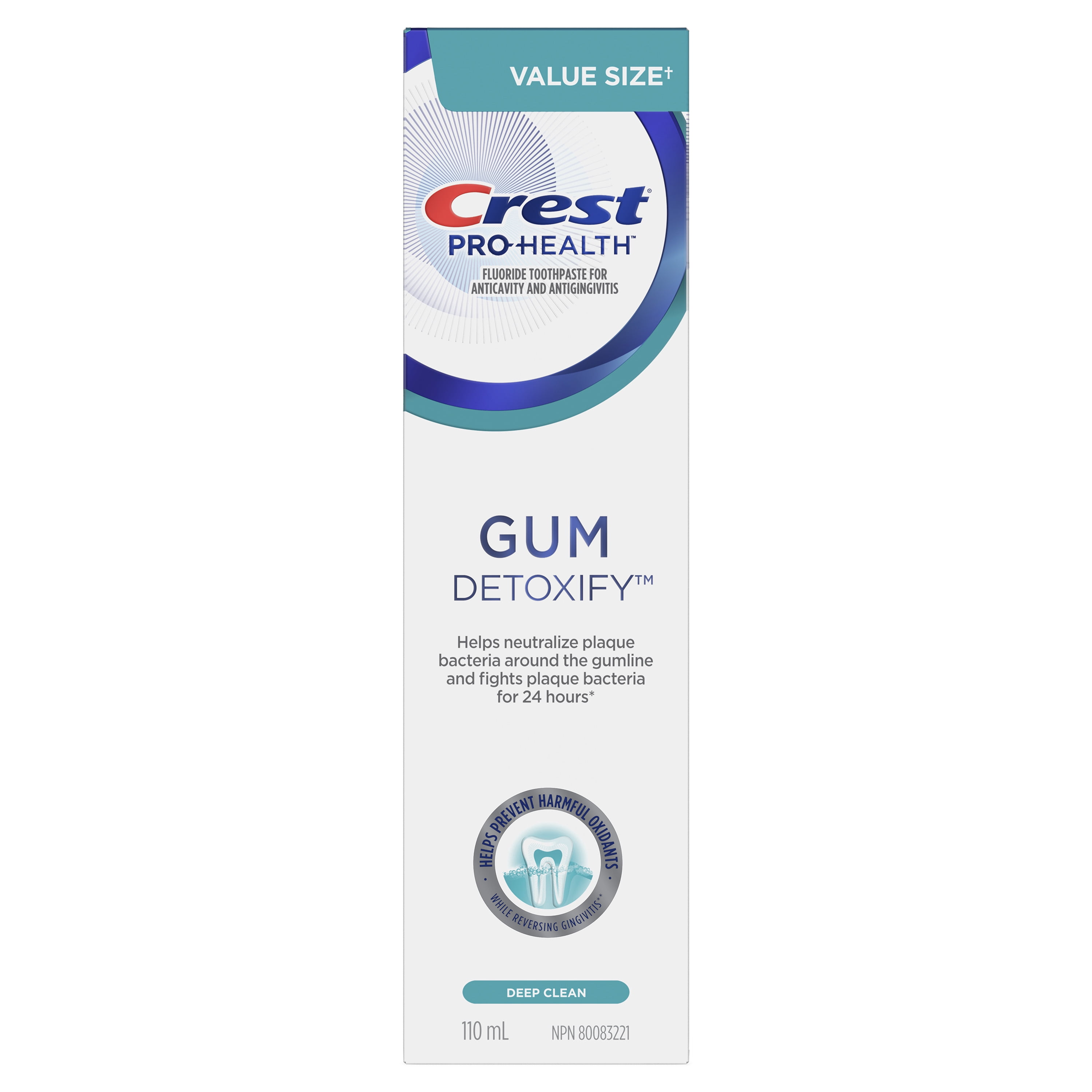 Crest Détoxification des Gencives Nettoyage en Profondeur Dentifrice