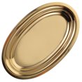thumbnail image 2 of Assiette Ovale en Acier Inoxydable Assiettes en Métal Plats pour Manger Camping, 2 of 9