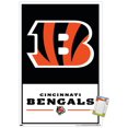 thumbnail image 1 of NFL Cincinnati Bengals - Logo 21 Wall Poster with Magnetic Frame, 22.375" x 34", 1 of 4