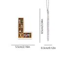 thumbnail image 3 of 26 Letter Acrylic Keychain Pendant for Books, 3 of 3