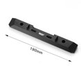 thumbnail image 2 of ZheElen Aluminum Alloy Durable Rear Bumper For 1/10 GEN8 RC Car Part RC Car Accessories Replacement Parts RC Upgrade Part Black, 2 of 5