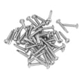 thumbnail image 2 of 100 Pcs Vis Auto-Perçantes Tête Ronde Vis Auto-Taraudantes Acier Inoxydable Entraînement Vis pour Bois M4.2x25 Ensemble de Fixations Kit, 2 of 8