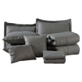 thumbnail image 2 of JML Ensembles de Couette en Polyester, Très Grand Californien, Gris, 10 Pcs, 2 of 5
