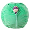 thumbnail image 4 of jovati Sac de Rangement pour Jouets en Peluche pour Enfants, Pochette Douce, Tissu à Rayures, Chaise, 4 of 4