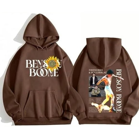 Benson Boone Merch Hoodie World Tour Fashion Pullover Sweatshirt Hoodies Fans Clothes Clothing Tops for Women Men
