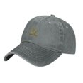 thumbnail image 3 of ZICANCN Adjustable Baseball Cap Women, Character & Patterns Hats for Men Adult Washed Cotton Denim Baseball Caps Fashion, Gray, 3 of 6