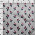 thumbnail image 2 of oneOone Georgette Viscose Fabric Leaves & Floral Block Print Fabric BTY 42 Inch Wide, 2 of 5