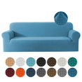 thumbnail image 3 of Riforla Housse de Sofa Élastique Housse de Sofa Uni Housse de Sofa pour la Maison Housse de Sofa Tout Inclus pour la Plupart des Types de Sofa pour 1 4 Places Housse de Sofa E D, 3 of 5