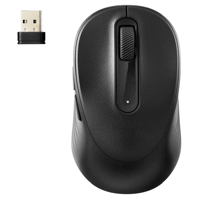 onn Wireless Silent 5-Button Mouse