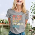 thumbnail image 2 of JIRNDf Hauts pour Femmes Été T-Shirts Tendance Manches Courtes Col Rond Ample Confortable Doux Décontracté Basique Mignon T-Shirts Graphiques pour Femmes Chemises Gris G, 2 of 5