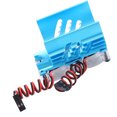 thumbnail image 4 of Akozon Twin Fans Motor Cooling Radiator, Aluminum And Plastic Twin Fans Motor Heat Sink For ARRMA For 1/8 X‑maxx For Summit E‑, 4 of 8