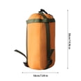 thumbnail image 3 of ABPWLY Sleeping Bag Outdoor Camping Compression Sack Versatile Organizer Bag Waterproof Breathable Storage Drawstring Closure for Travel Hiking Backpack Gear Multi-Functional 7.09x14.96in, 3 of 4