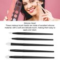 thumbnail image 4 of Makeup Brush Set, Silicone Lip Brush Multipurpose 5 Pieces Easy Cleaning Lightweight  for Daily Office Travel Use, 4 of 7