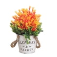 thumbnail image 2 of Aodebiao Small Fake Flowers Plants Mini Artificial Potted Plants for Table Desk Home Bathroom Office Decor, 2 of 6
