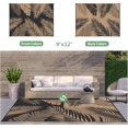 thumbnail image 2 of Outdoor Rug  for Patios   Reversible Outdoor Plastic Straw Camping Rug Carpet  Large Area Rugs Mats for RV  Camper  Deck  Balcony  Porch  Backyard  Beach  Picnic. Leaf, 2 of 6