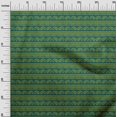 thumbnail image 2 of oneOone Viscose Jersey Fabric Stripe & Paisley Block Print Sewing Fabric BTY 60 Inch Wide, 2 of 5