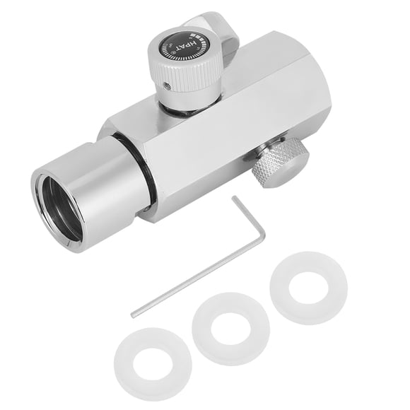 Adaptateur de Valve CGA320 pour Soda avec Connecteur Femelle de Calibre 3000 Psi TR21-4 Argent pour SodaStream