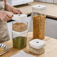 thumbnail image 4 of Birdeem Airtight Food Storage Containers with Lids-Cereal Containers Storage-1Pc Bpa Free Clear Plastic Cereal Containers,Kitchen Pantry Storage Container for Spaghetti Pasta Sugar Flour Oat Cereal, 4 of 6