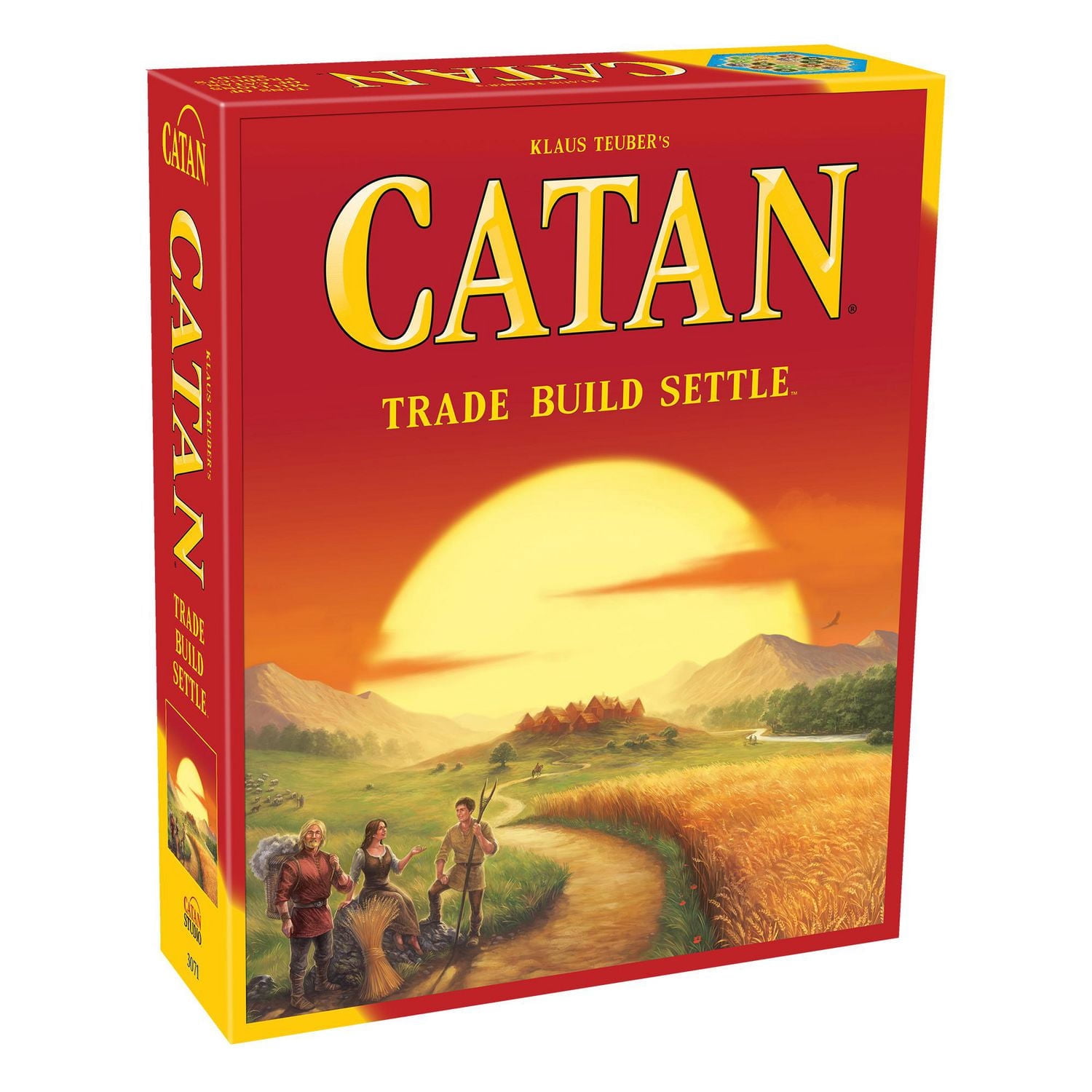 CATAN (English Version) - A board game by Klaus Teuber - 3-4 Players - Board Games for Family - 60 Minutes of Gameplay - For Kids and Adults Ages 10+