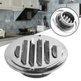 thumbnail image 3 of Lefu Plat Rond Grille d'Évacuation d'Air Couvercle en Métal Cercle Ventilation 80mm 100mm, 3 of 9