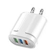 thumbnail image 1 of 3-port USB Charging Head Macaron Color Matching Charging Head Portable USB Charging Head, 1 of 5