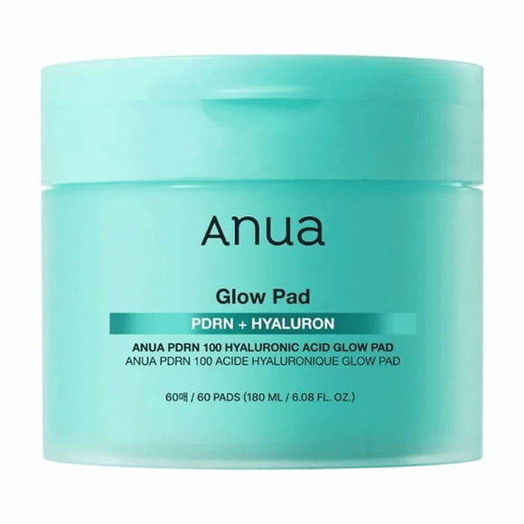 Anua - PDRN 100 Tampons Lumineux à l'Acide Hyaluronique 60 Pcs (180 ml)