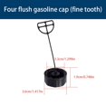 thumbnail image 2 of Uel Tank Cap Compatible With Hedge Trimmer Brush Cutter Multitool Petrol Scooter Garden Multi Tool Engines Earth Replacement Part Black 45mm Outeer Diameter, 2 of 3