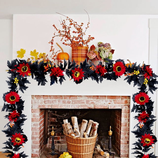 Yhmxh Simulation Maple Leaf Rattan Wholesale Europe And The United States Home Decoration Simulation Maple Leaf Scenic Arrangement Simulation Maple Leaf Wall Mounted Maple Leaf Rattans