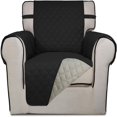 thumbnail image 1 of 2024 Reversible Quilted Sofa Cover  Water Resistant Slipcover Furniture Protector  Washable Couch Cover with Non Slip Foam and Elastic Straps for Kids  Dogs  Pets (Small  Pink/Beige), 1 of 7