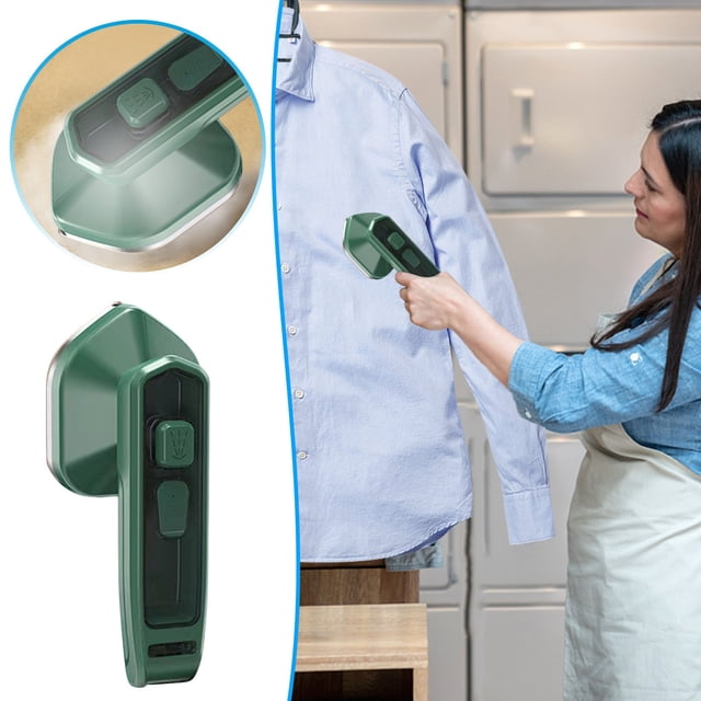XYAIYT Portable Handheld Steam Iron Smart Ergonomic Design for Quick Ironing of Clothes and Curtains Travel Friendly for Home Business or Dorm Use with Multifunctional Features