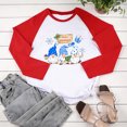 thumbnail image 4 of RKSTN Chandail pour Femmes de Noël à Col Rond, Chandail Imprimé du Père Noël, Manches Longues, Blouse Régulière à Empiècements, 4 of 5