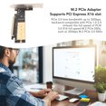 thumbnail image 4 of M.2 NVMe To PCIe 3.0 X16 Adapter, Up To 32Gbps Simple Setup NVME SSD To PCIe Expansion Card PCI Express X16 Slot  for 2280 2260 2242 2230mm SSD, 4 of 8