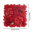thumbnail image 2 of Dvkptbk Plastic Flower Wall Decoration Simulation Flower Wall Wedding Decoration Artificial Flowers Rose Wall Flowers Wedding Flowers Suitable for Multi-Scene Flower Wall Home Decor, 2 of 4
