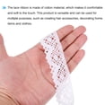 thumbnail image 4 of Unique Bargains Lace Ribbon 10 Yards 1.2 Inch Cotton Lace Trim for Craft,Gift Wrappers,Headbands,White Style 11, 4 of 5