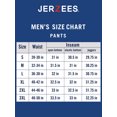 thumbnail image 2 of Jerzees Men's Adult Elastic Bottom Sweatpants, Black Heather, X-Large, 2 of 5