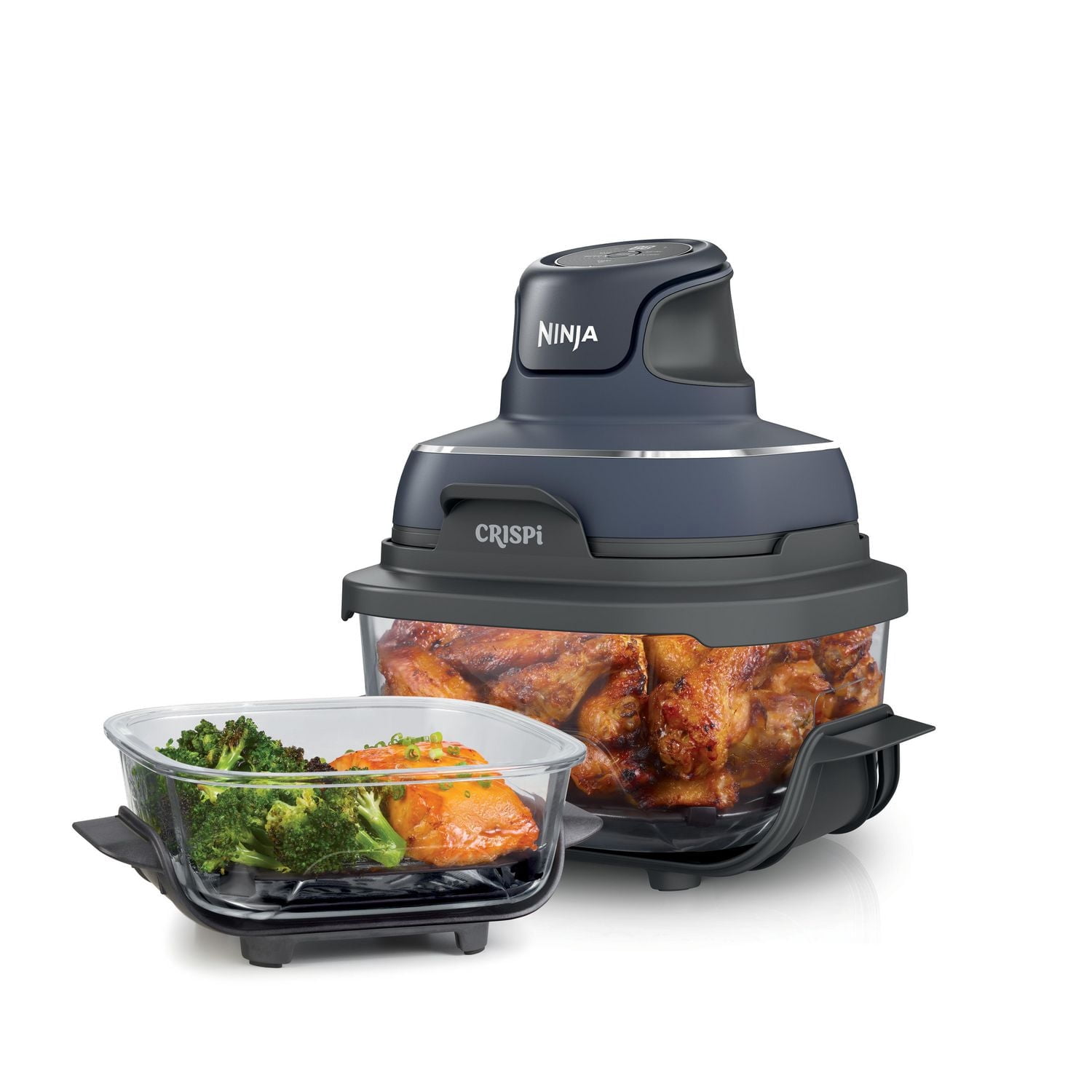 Ninja Crispi™ Portable Cooking System with Crispi PowerPod™, 6 cup and 4 Qt TempWare™ Air Fryer, FN101CGY