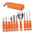 thumbnail image 2 of Abbracc Halloween Pumpkin Carving Tools Kitchen Carving Tool Set for Art Crafts Kids 10pcs, 2 of 8