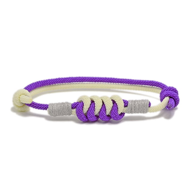 fheaev Milan Thread Knitting Diamond Knot Friendship Hand Rope Hand Knitting Snake Knot Girlfriend Hand Rope Chinese Bracelet
