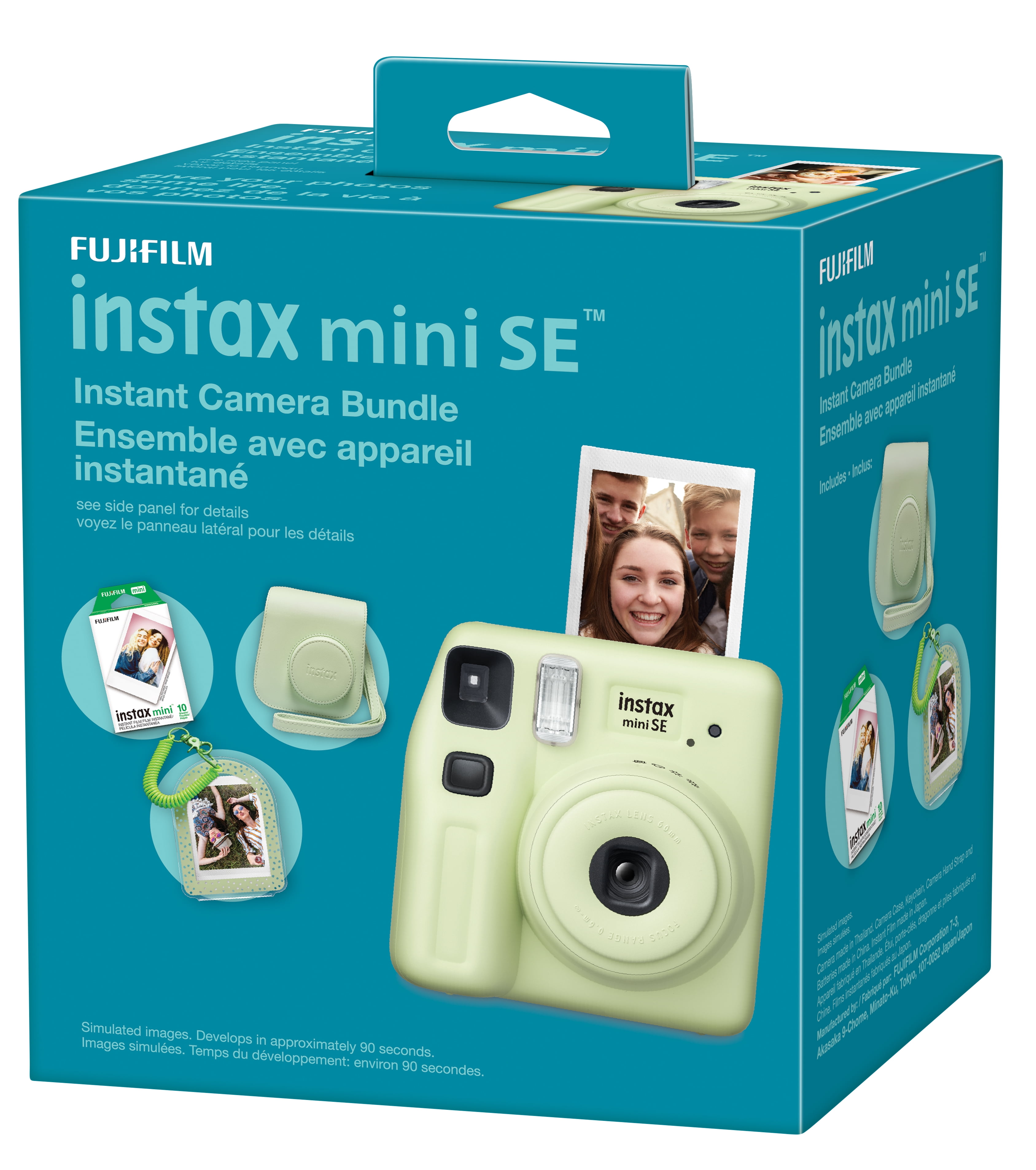 Ensemble avec appareil instantané instax mini SE - Vert