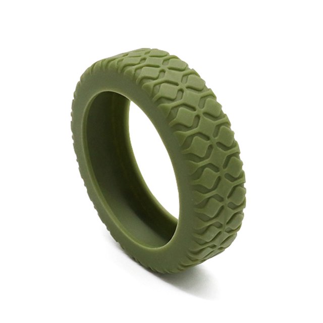 Luggage Wheels Protector Suitcase Small Parts Wear Resistant Silicone Protection Cover For Most Spinners Wheels Military Green 8pcs