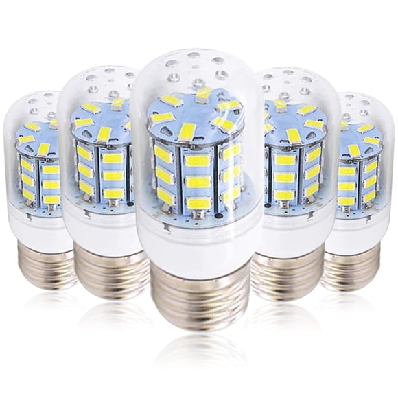 MaoTopCom Ampoule DEL 5W E26/E27 Ampoules Maïs (Lot de 5) - 5730 SMD 24 DEL Ampoule Lampe 450LM 6000K Lumière du Jour Blanc Ampoule Maïs DEL de Remplacement pour Maison Bureau Bar Plafonnier Applique,AC110V-130V