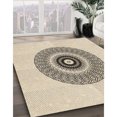 thumbnail image 3 of Ahgly Company Machine Washable Indoor Rectangle Transitional Moccasin Beige Area Rugs, 2' x 5', 3 of 7