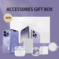 thumbnail image 1 of Mobile Phone Accessories Gift Box Six-piece Set (suitable For Apple Mobile Phones) With 20w US Plug Pd Fast Charging Cable, Magnetic Mobile Phone Case, Wireless Earphones, 5000mah Magnetic Charging Tr, 1 of 4