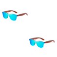 thumbnail image 2 of Decodeary Protection Wooden Fashion Colorful Lens Options Lightweight Frame blue 2Set, 2 of 6