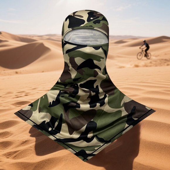 Foulard de Protection Solaire pour Activités Extérieures Quotidiennes, Maille Respirante Imprimée pour Hommes et Femmes, Idéale pour Usage Quotidien, Randonnée et Tenue Décontractée