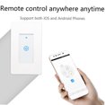 thumbnail image 2 of Maoww DS-123-1 Interrupteur Mural Intelligent Sans Fil Wifi 1 Gang 1800W Télécommande Interrupteur Intelligent Norme US pour Application Smart LIFE, 2 of 7