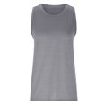 thumbnail image 4 of Womens Tank Tops Sleeveless Crewneck Shirts Summer Casual Basic Tops Loose Fit Solid Color Workout Tank Tops Blouses, 4 of 6
