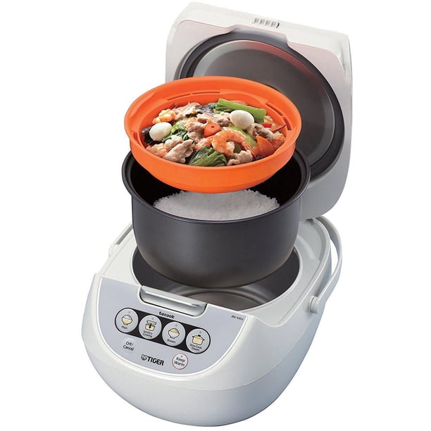 海外用 タイガー 炊飯ジャー　TIGER JBV-10CU アメリカで購入 Tiger JBV-A 10 Cup Micom Rice Cooker with Food Steamer and Slow