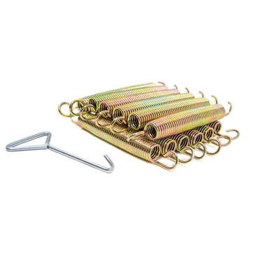 SKYWALKER TRAMPOLINES Set of 12 - 5.5 IN Trampoline Springs, Replacement Outdoor Trampoline Springs with Spring Puller Included