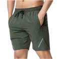 thumbnail image 1 of Diufon Men's Athletic Shorts Drawstring Waisted Outdoor Sport Shorts Spring Summer Hiking Shorts with Pockets, 1 of 4
